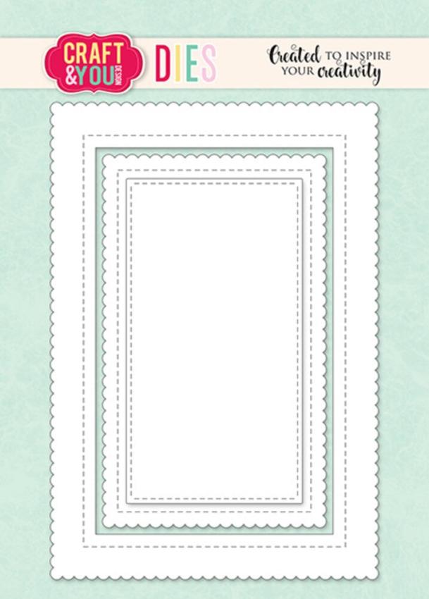 Craft & You Design - Stanzschablone "Biscuit Photo Frame" Dies