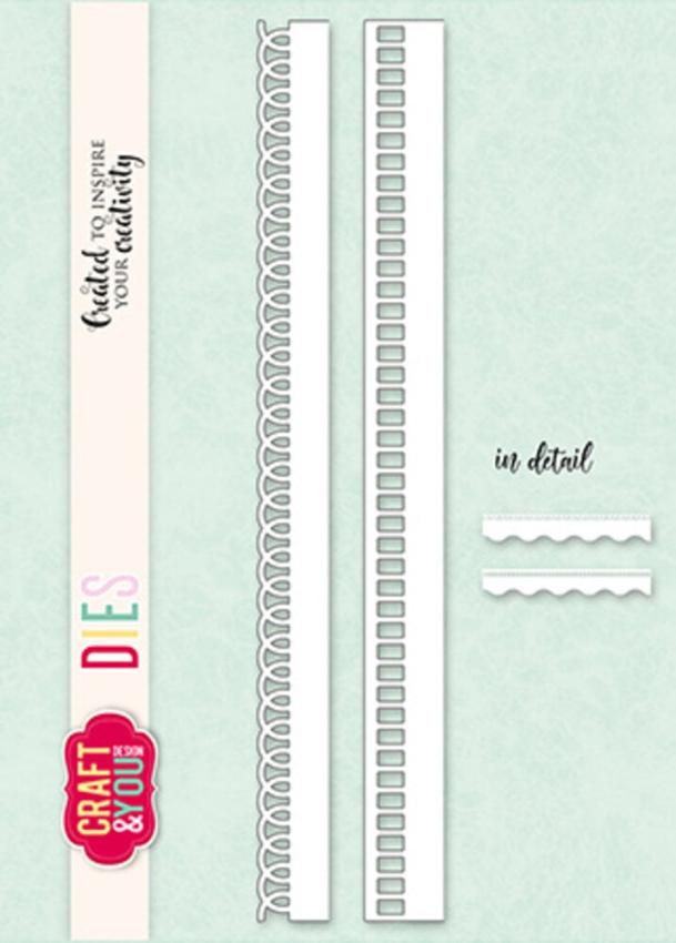 Craft & You Design - Stanzschablone "Doily Borders" Dies