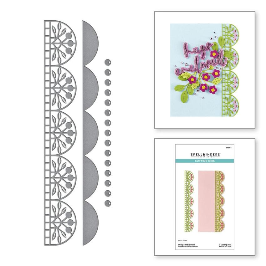 Spellbinders - Stanzschablone "Berry Fields Border" Dies