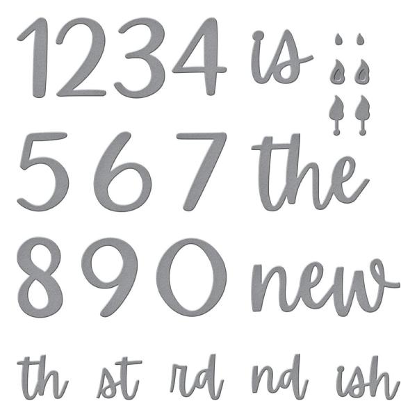 Spellbinders - Stanzschablone "Classy Numbers" Dies