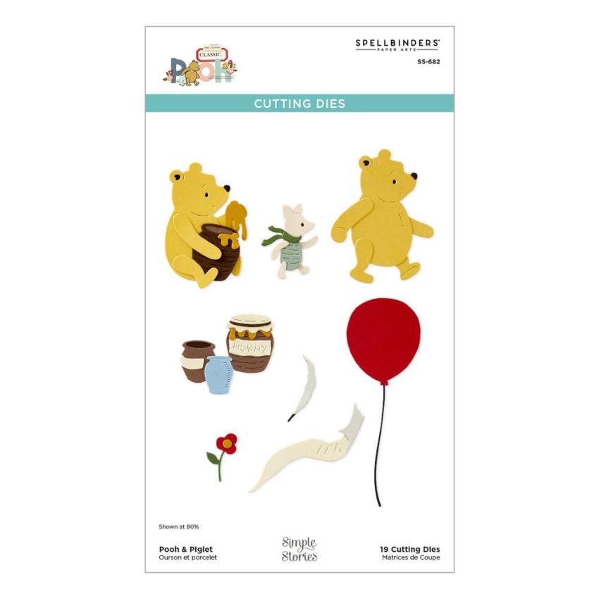 Spellbinders - Stanzschablone "Pooh & Piglet" Dies