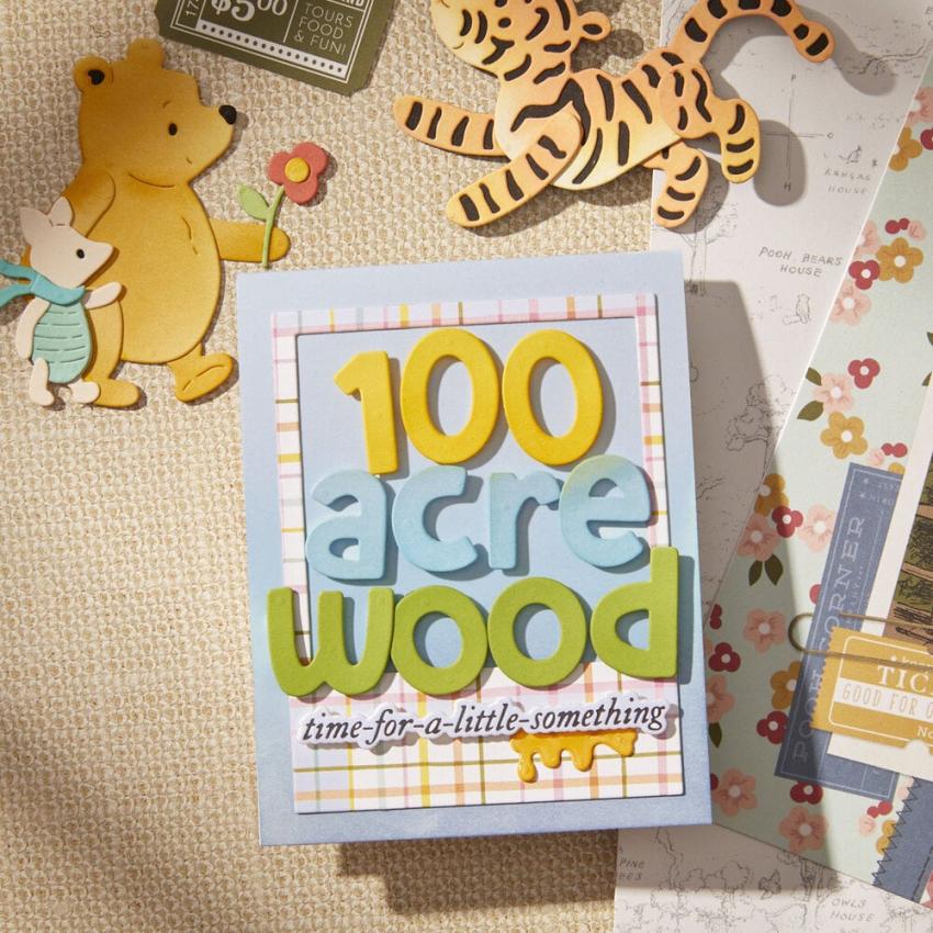 Spellbinders - Stanzschablone "Pooh's Alphabet, Numbers & More" Dies