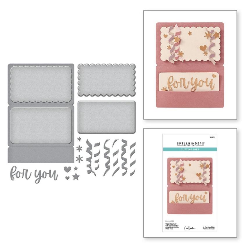 Spellbinders - Stanzschablone "Treat Yourself Gift Card Holder" Dies