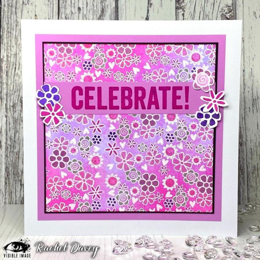 Visible Image - Stempelset A6 "Birthday Wishes" Clear Stamps