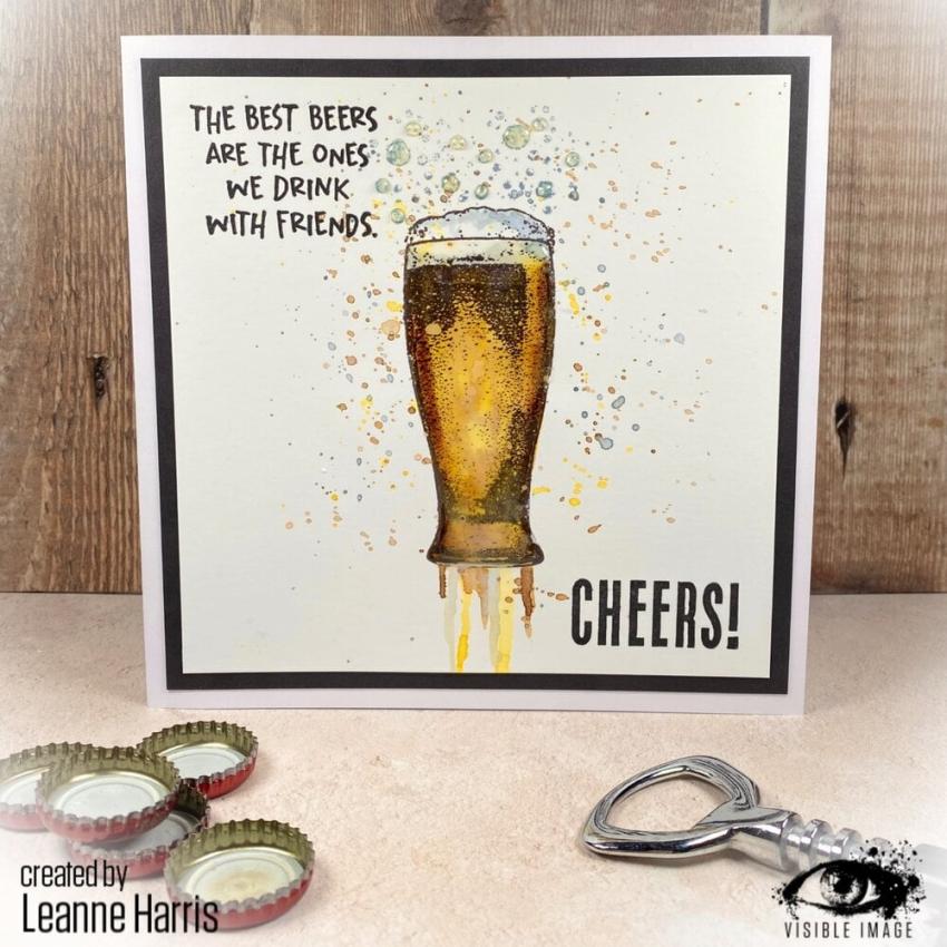 Visible Image - Stempelset A6 "Bring On The Beers" Clear Stamps