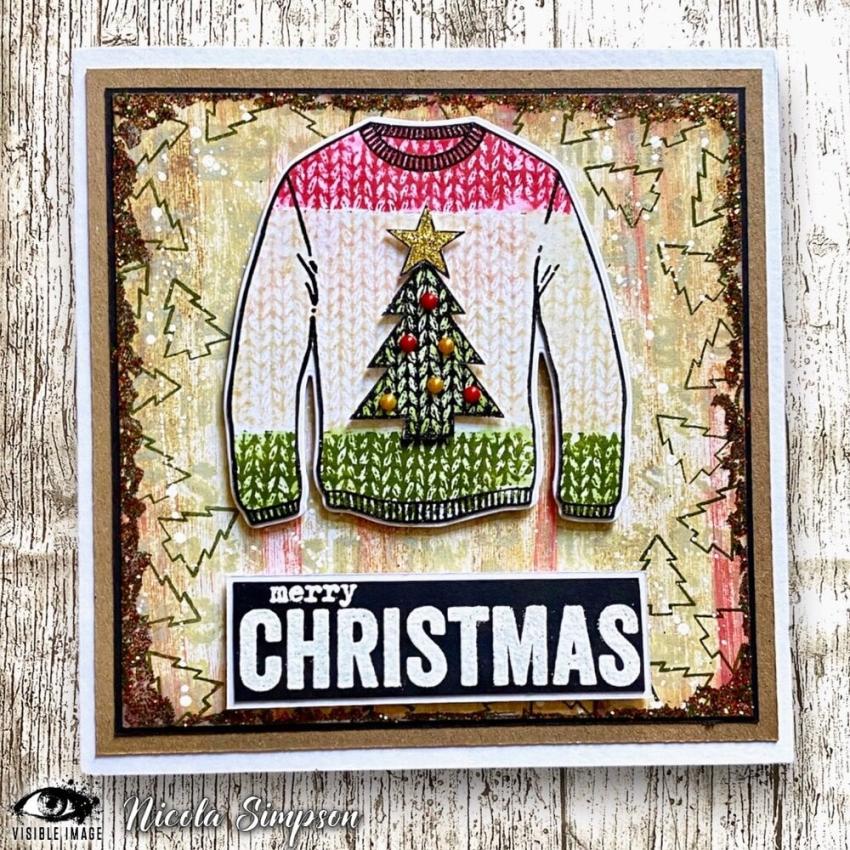 Visible Image - Stempelset A6 "Christmas Jumper" Clear Stamps