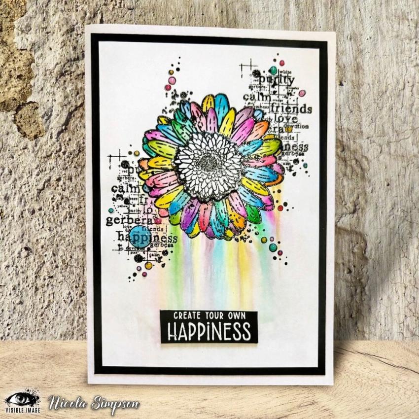 Visible Image - Stempelset A6 "Create Happiness" Clear Stamps