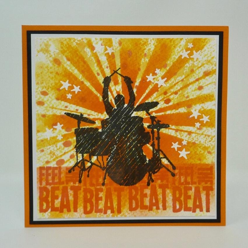 Visible Image - Stempelset A6 "Feel The Beat" Clear Stamps