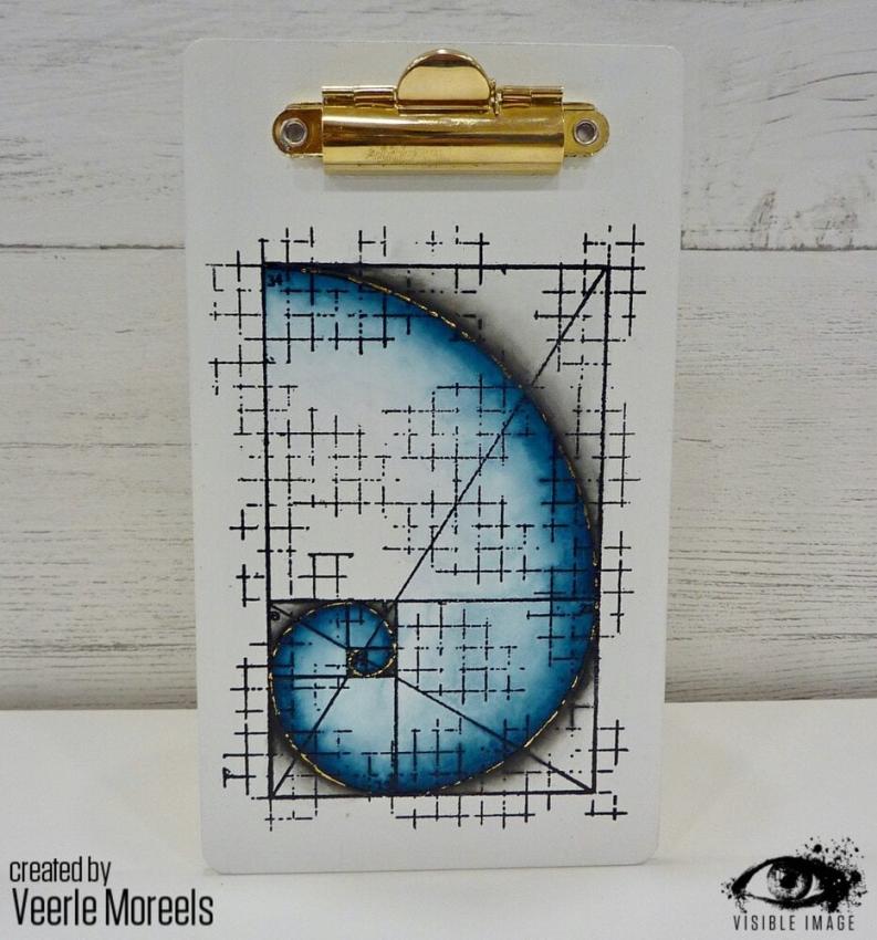 Visible Image - Stempel A6 "Fibonacci" Clear Stamps