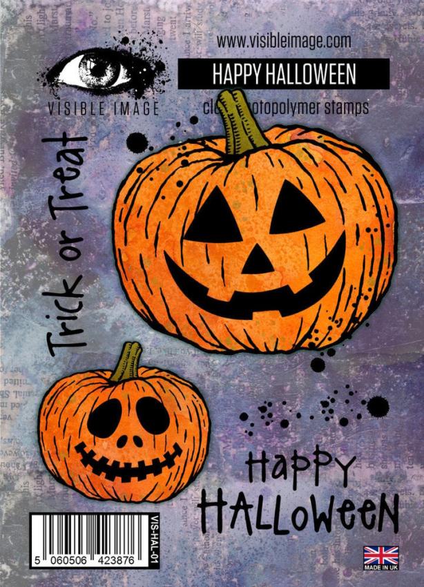 Visible Image - Stempelset A6 "Happy Halloween" Clear Stamps