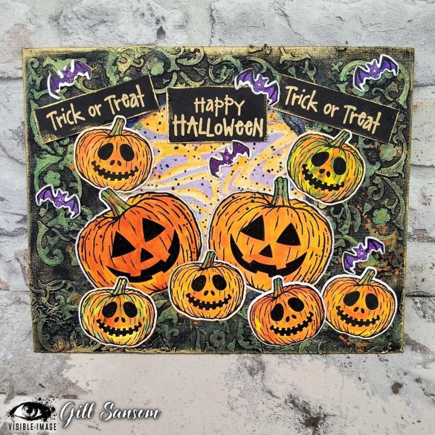 Visible Image - Stempelset A6 "Happy Halloween" Clear Stamps