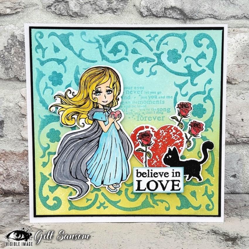 Visible Image - Stempelset A6 "Isabella Dreams" Clear Stamps