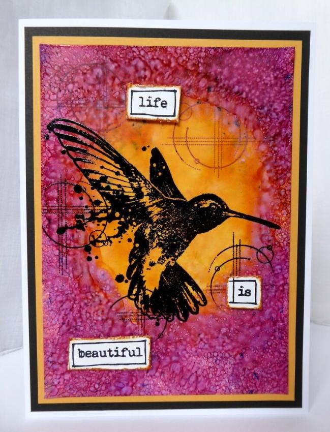 Visible Image - Stempelset A6 "Life is Beautiful" Clear Stamps