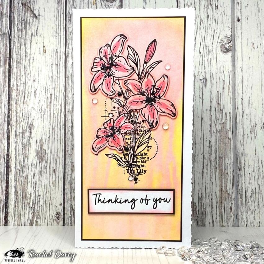 Visible Image - Stempelset A6 "Lilies With Love" Clear Stamps