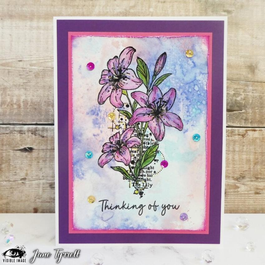 Visible Image - Stempelset A6 "Lilies With Love" Clear Stamps