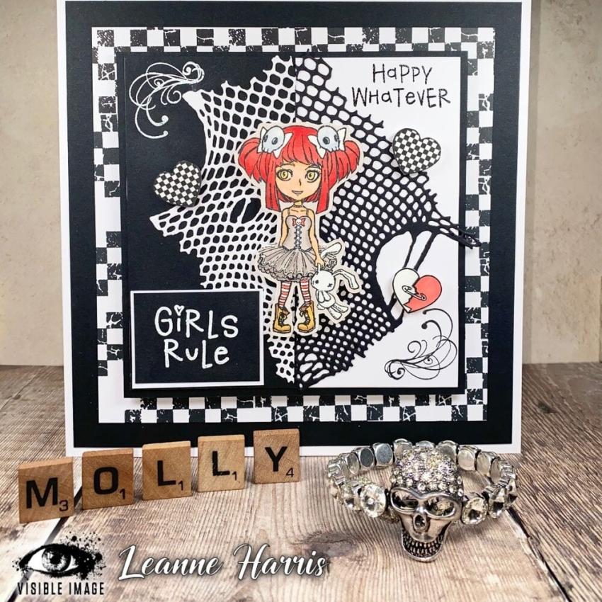 Visible Image - Stempelset A6 "Molly Rules" Clear Stamps