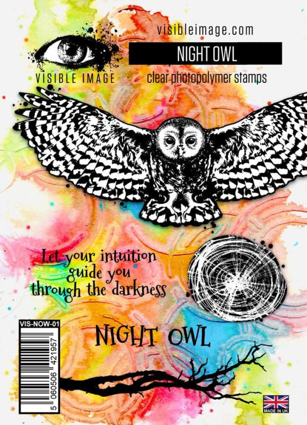 Visible Image - Stempelset A6 "Night Owl" Clear Stamps