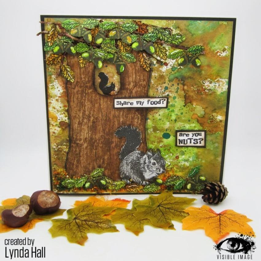 Visible Image - Stempelset A6 "Nuts About Squirrels" Clear Stamps