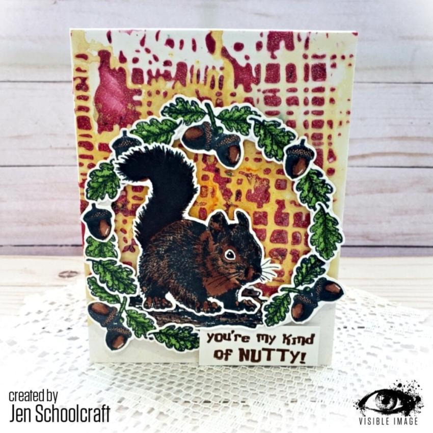 Visible Image - Stempelset A6 "Nuts About Squirrels" Clear Stamps