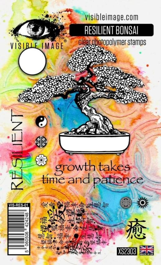 Visible Image - Stempelset A6 "Resilient Bonsai" Clear Stamps