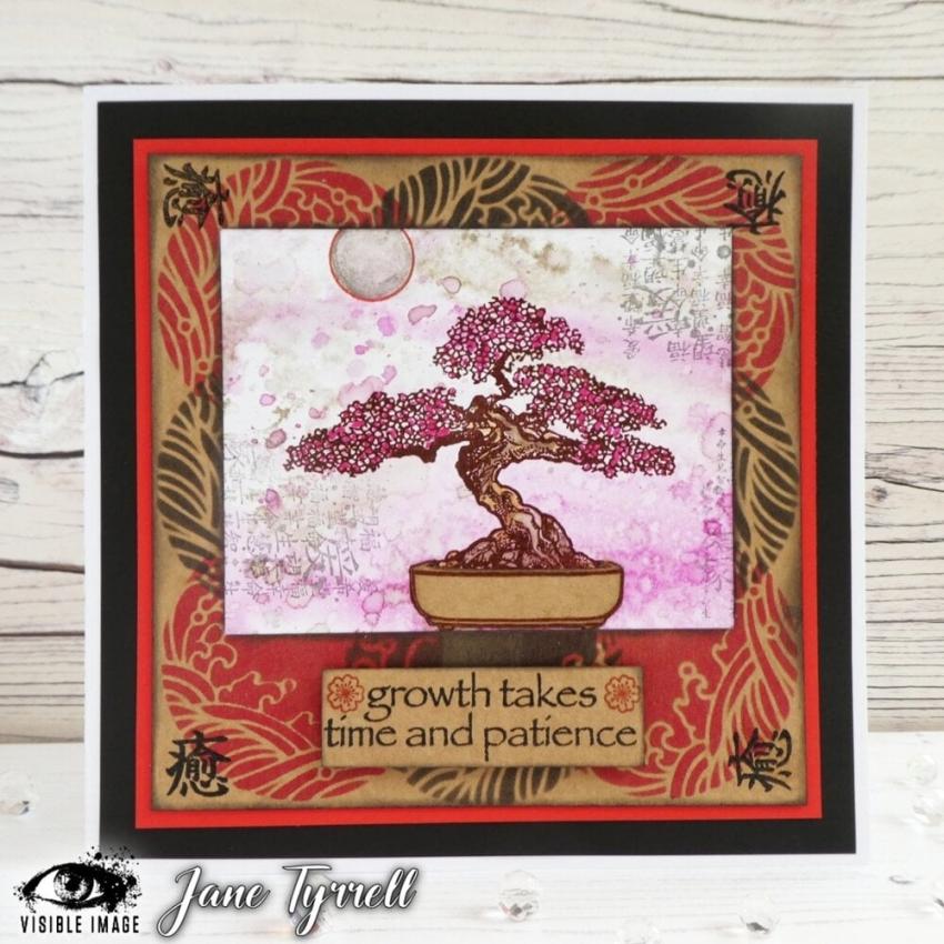 Visible Image - Stempelset A6 "Resilient Bonsai" Clear Stamps