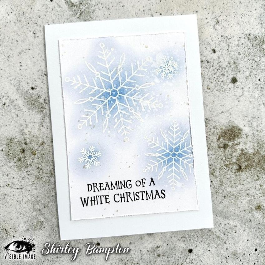 Visible Image - Stempelset A6 "Sketched Snowflakes" Clear Stamps