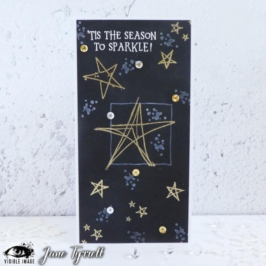 Visible Image - Stempelset A6 "Sketched Stars" Clear Stamps