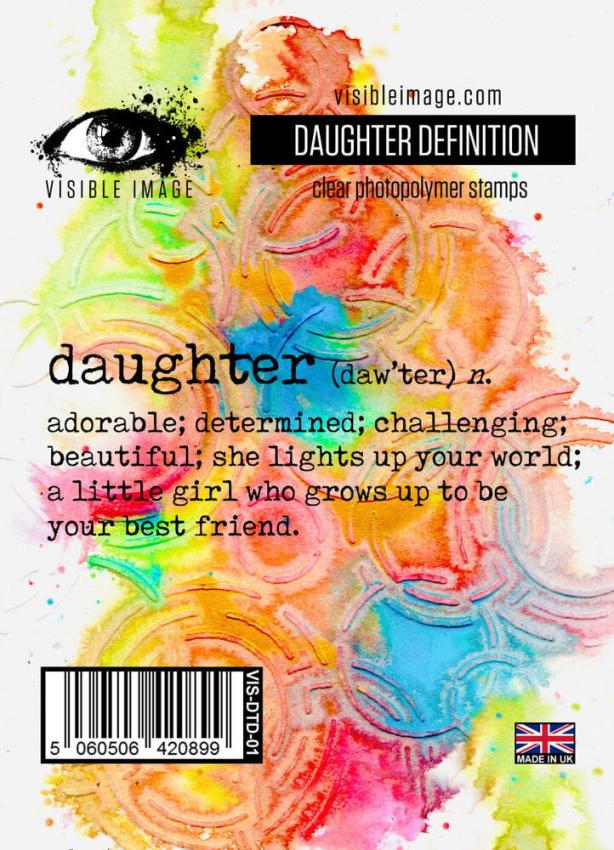 Visible Image - Stempel A7 "Daughter Definition" Clear Stamps