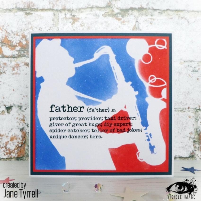 Visible Image - Stempel A7 "Father Definition" Clear Stamps