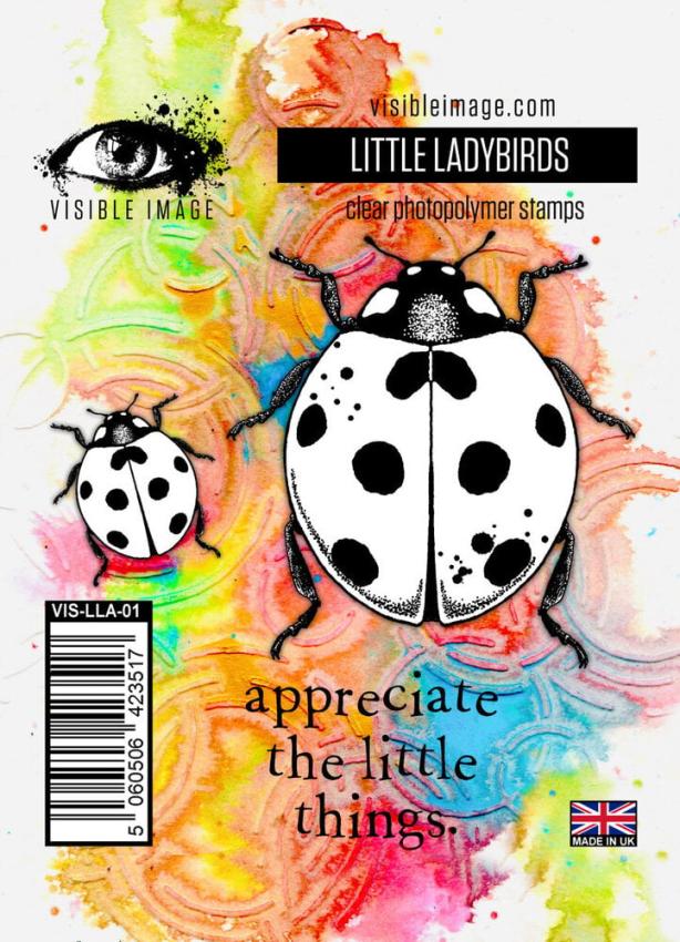 Visible Image - Stempelset A7 "Little Ladybirds" Clear Stamps