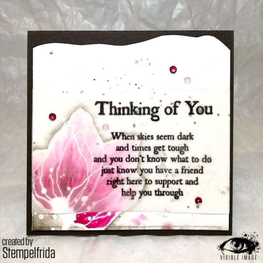 Visible Image - Stempelset A7 "Thinking of You" Clear Stamps