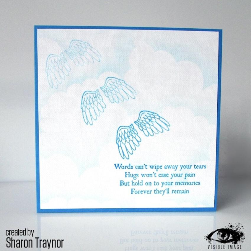 Visible Image - Stempelset A7 "With Sympathy" Clear Stamps