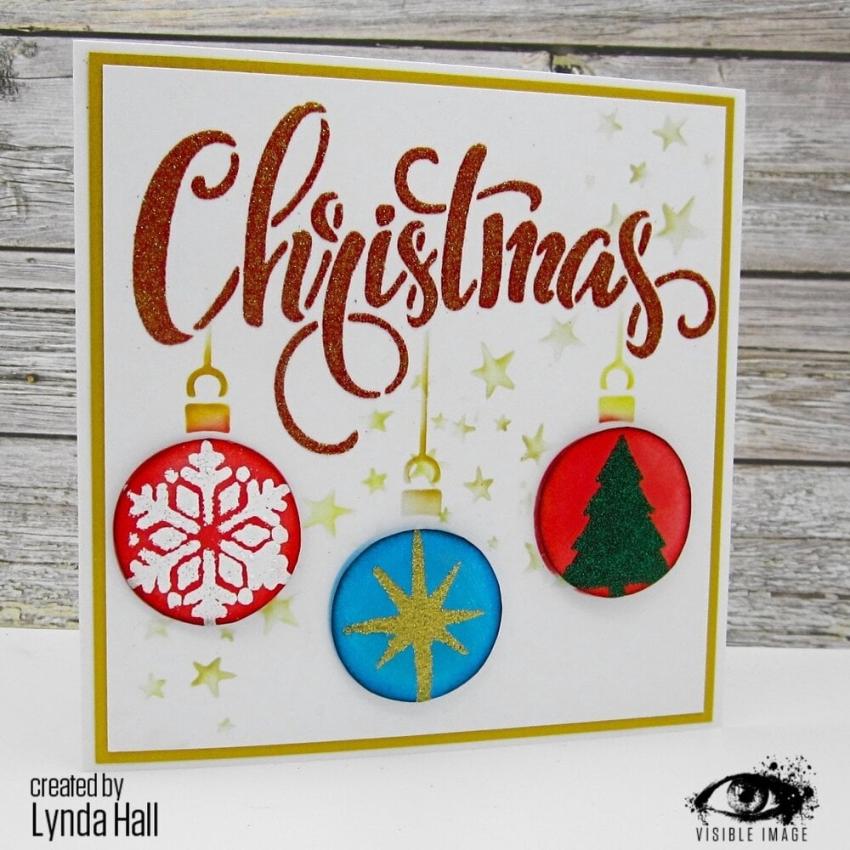 Visible Image - Schablone 6x6 Inch "Iconic Christmas" Stencil