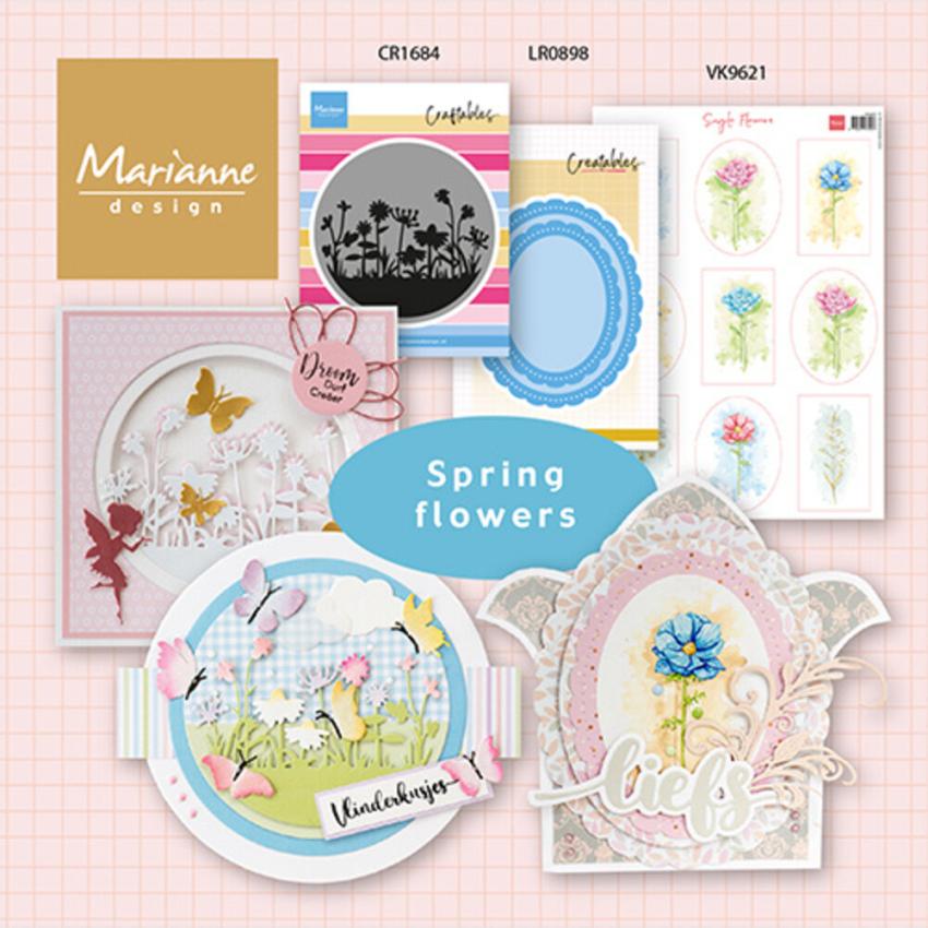 Marianne Design - Stanzschablone "Silhouette Flower Meadow" Craftables Dies