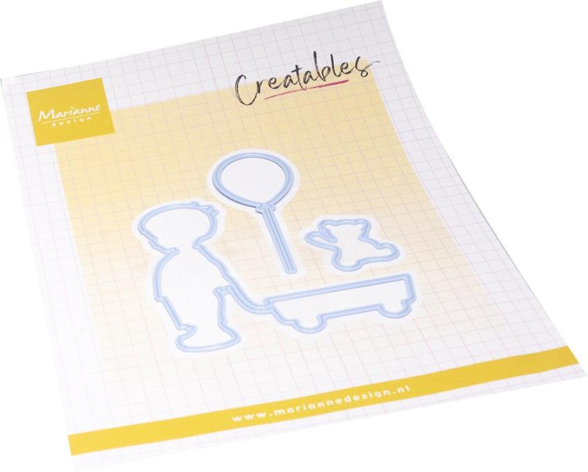 Marianne Design - Präge- und Stanzschablone "Silhouette Boy" Creatables Dies