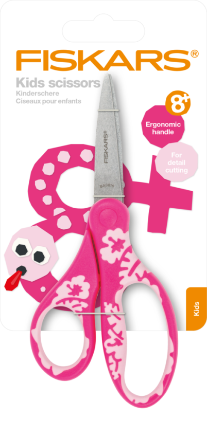 Fiskars - Kinderschere "Pink Flower" Scissors Kids 15cm