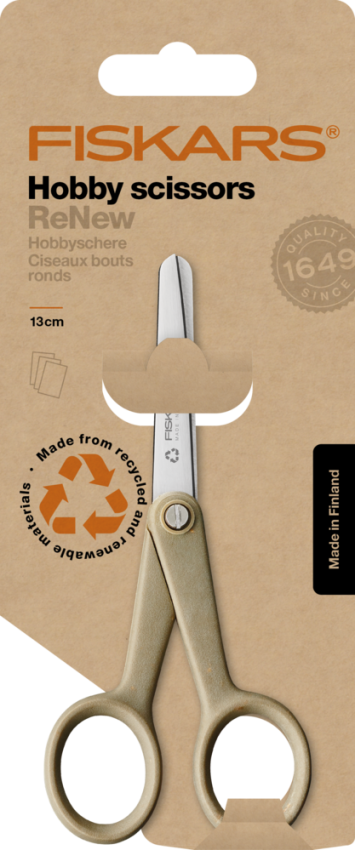 Fiskars - Hobbyschere - ReNew Hobby Scissors 13cm