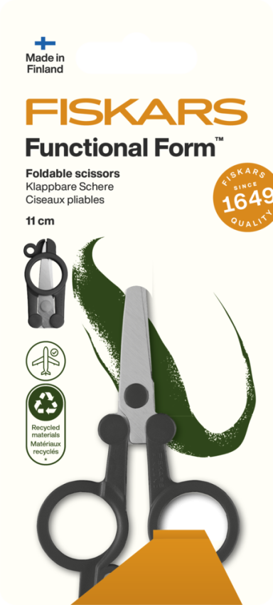 Fiskars - Klappbare Schere - ReNew Foldable Scissors 11cm