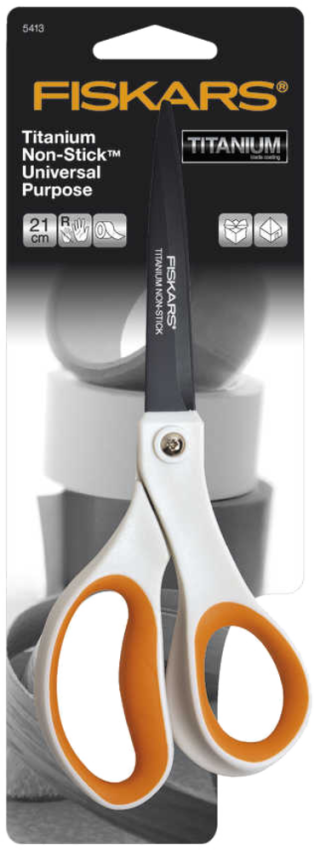 Fiskars - Titan Universalschere - Non-Stick Titanium Universal 21cm