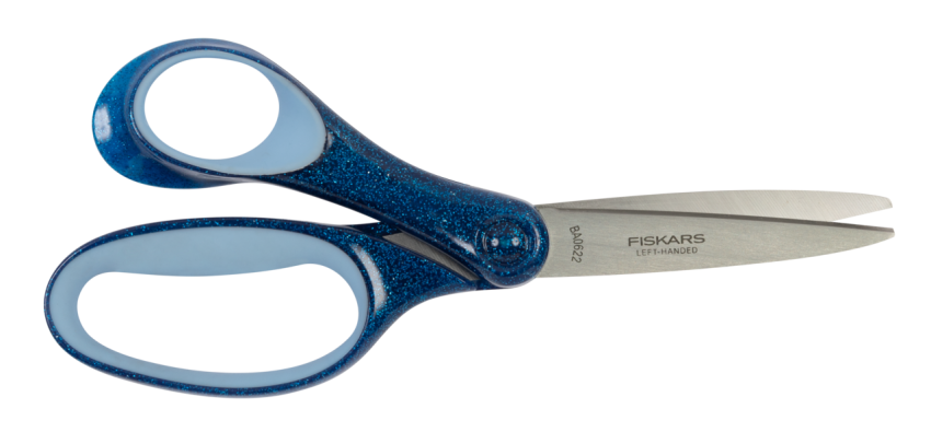 Fiskars - Schulschere "Glitter Blue" School Scissors 18cm