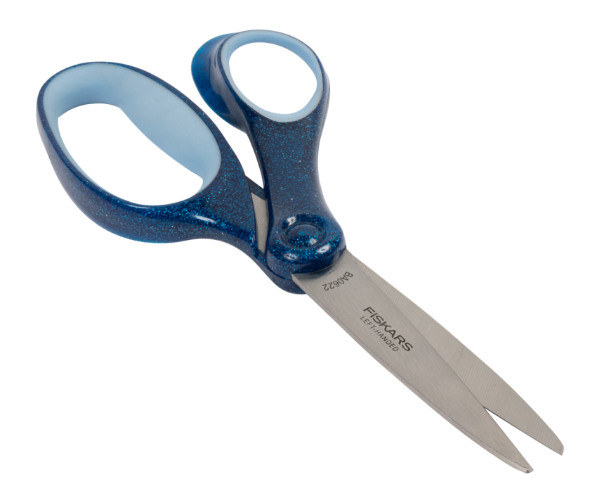 Fiskars - Schulschere "Glitter Blue" School Scissors 18cm