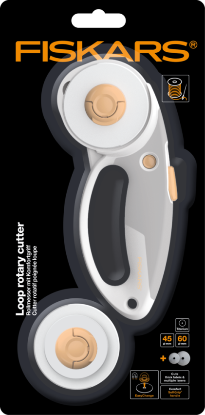 Fiskars - Rotationsschneider - DuoLoop Rotary Cutter Ø4,5/6cm