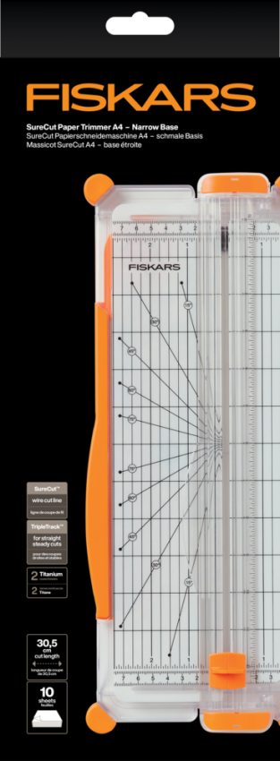 Fiskars - Schneidebrett "Narrow Base" Paper Trimmer SureCut A4