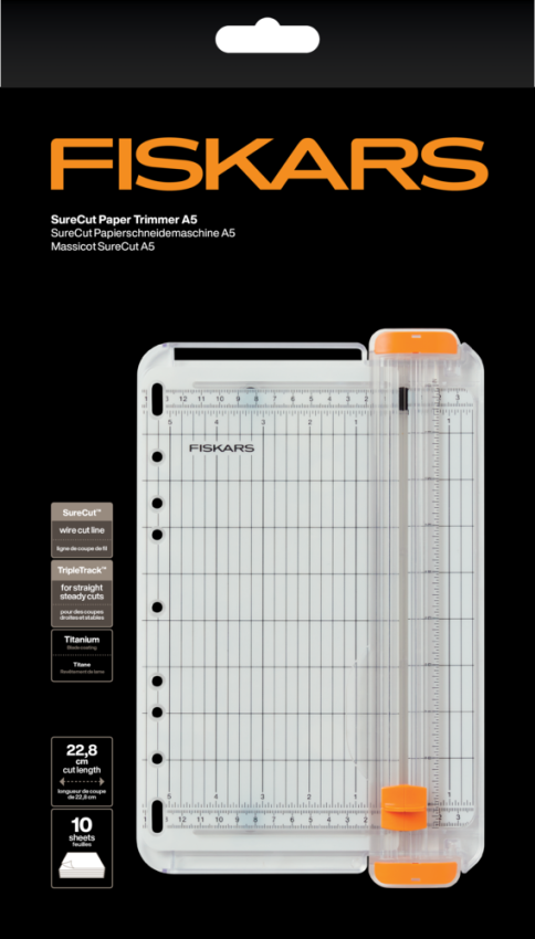 Fiskars - Schneidebrett - Paper Trimmer SureCut A5