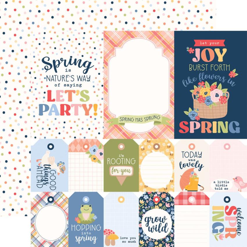 Echo Park - Designpapier "Blossoms And Bees" Collection Kit 12x12 Inch - 12 Bogen