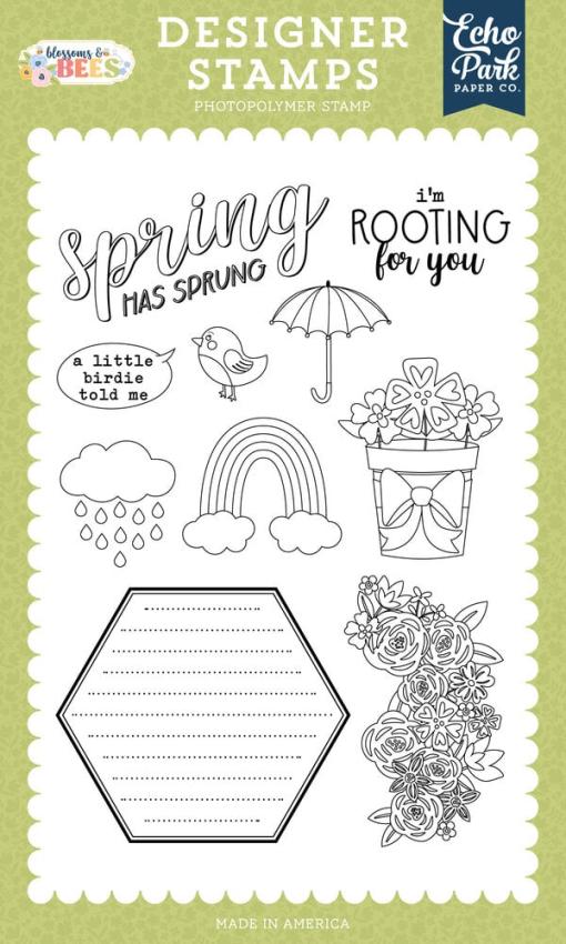 Echo Park - Stempelset "Rooting For You" Clear Stamps