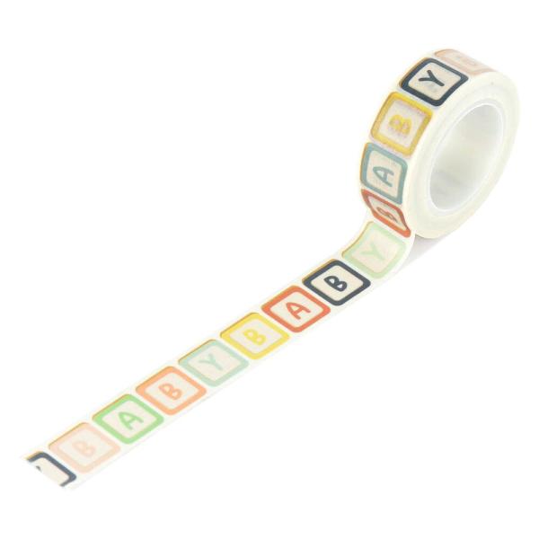 Echo Park - Decorative Tape "Baby Blocks" Washi Tape 