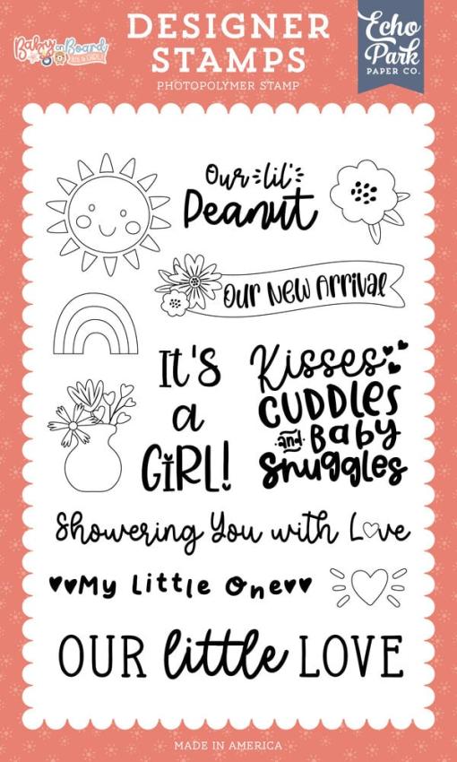 Echo Park - Stempelset "Our Lil Peanut" Clear Stamps