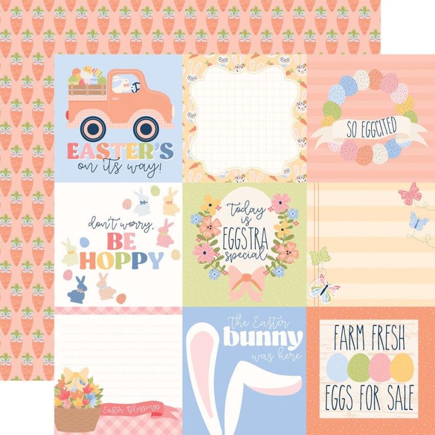 Echo Park - Designpapier "Bunnies And Baskets" Collection Kit 12x12 Inch - 12 Bogen