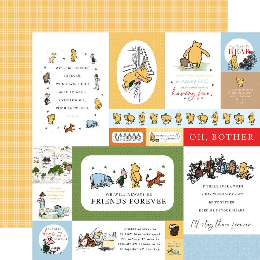 Echo Park - Designpapier "The House At Pooh Corner" Collection Kit 12x12 Inch - 12 Bogen